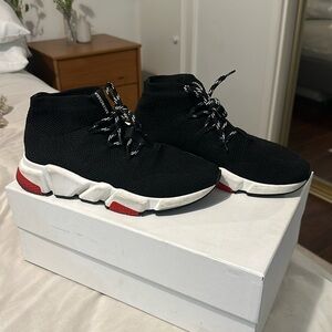 Balenciaga Speed Lace-Up Sneakers, sz 39 W